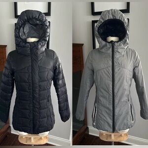 Sweaty Betty Down Jacket Reversible Hooded Full Zip size XS